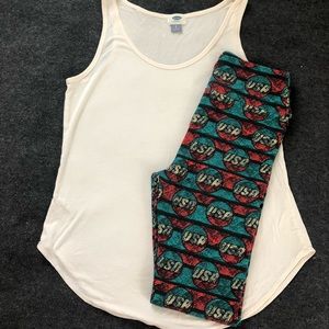 NWOT LuLaRoe USA leggings